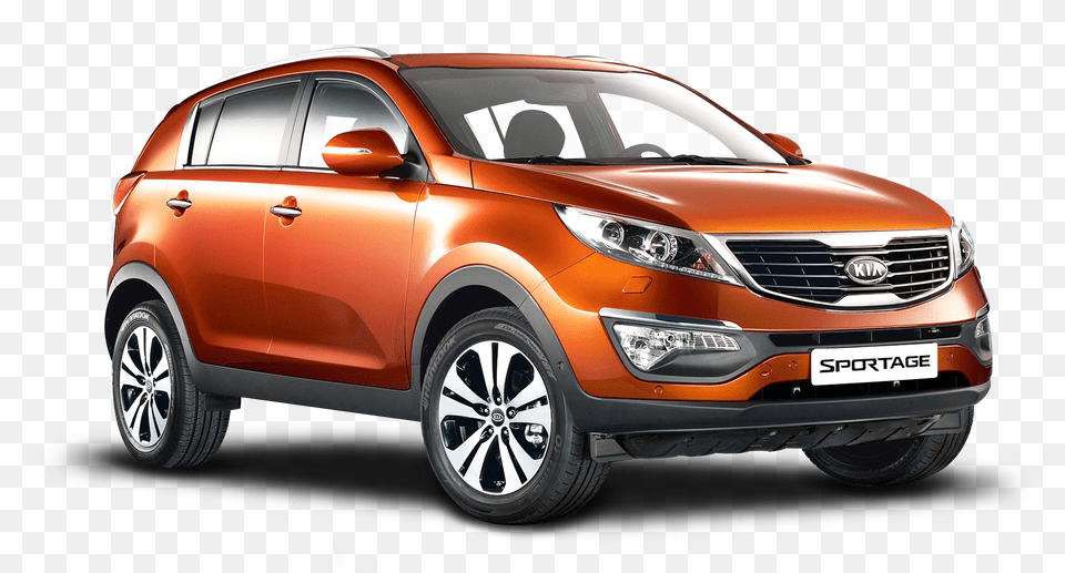 Pngpix Com Kia Sportage 3 Orange Car Image, Suv, Transportation, Vehicle, Machine Png