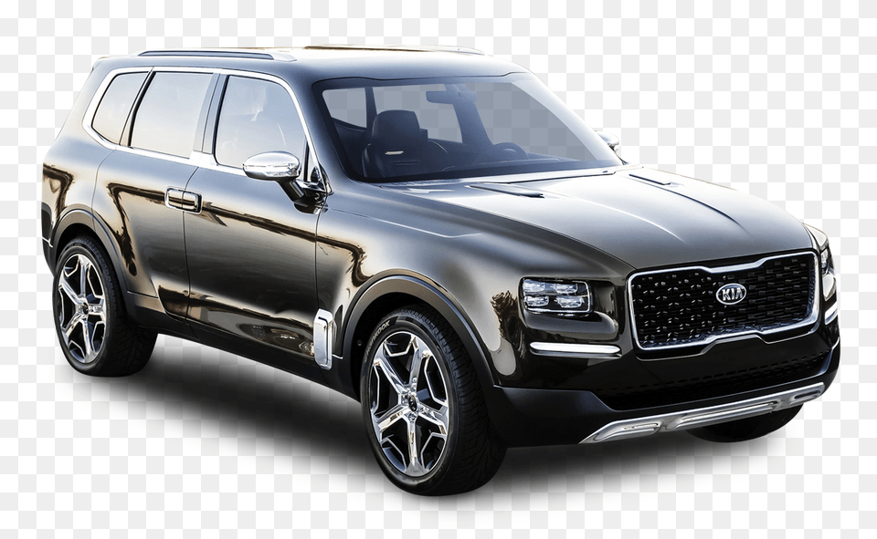 Pngpix Com Kia Telluride Black Car Suv, Transportation, Vehicle, Machine Png Image