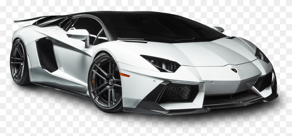 Pngpix Com Lamborghini Aventador Lp White Car, Alloy Wheel, Vehicle, Transportation, Tire Png