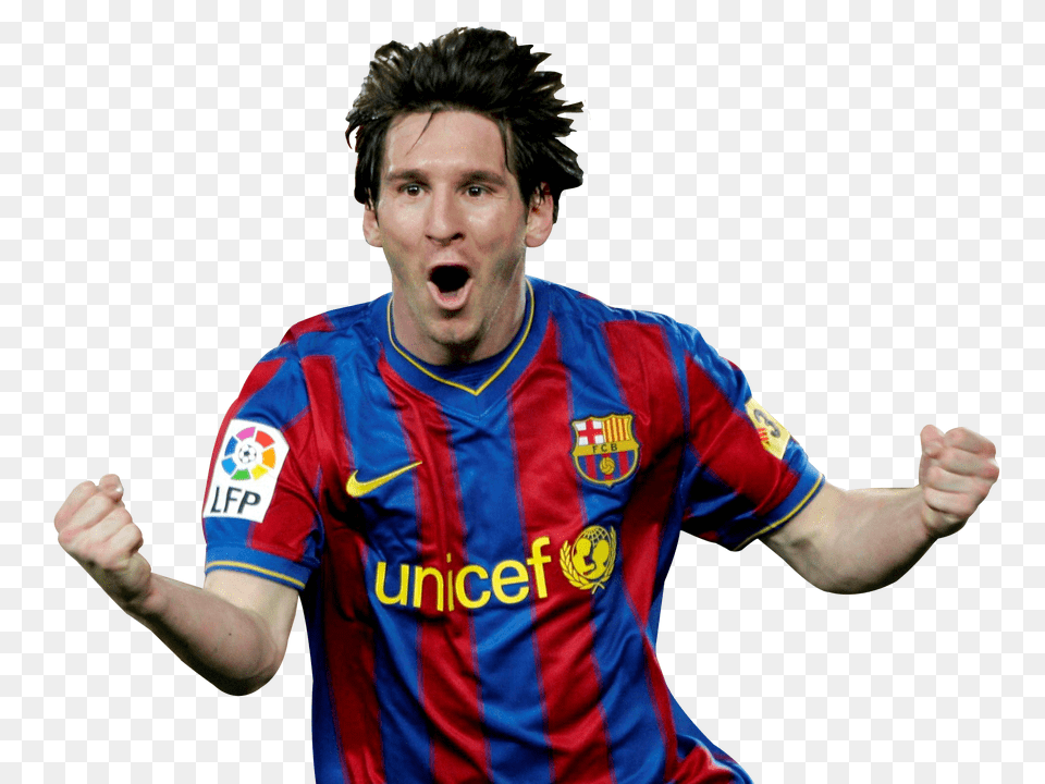 Pngpix Com Lionel Messi Transparent Shirt, Person, Head, Hand Png Image