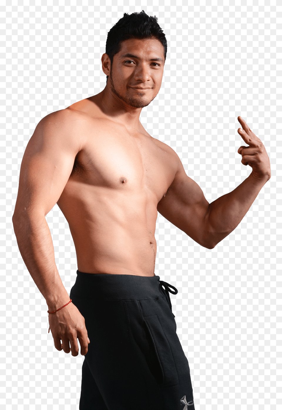 Pngpix Com Man Fitness Transparent Finger, Person, Back, Body Part Png Image