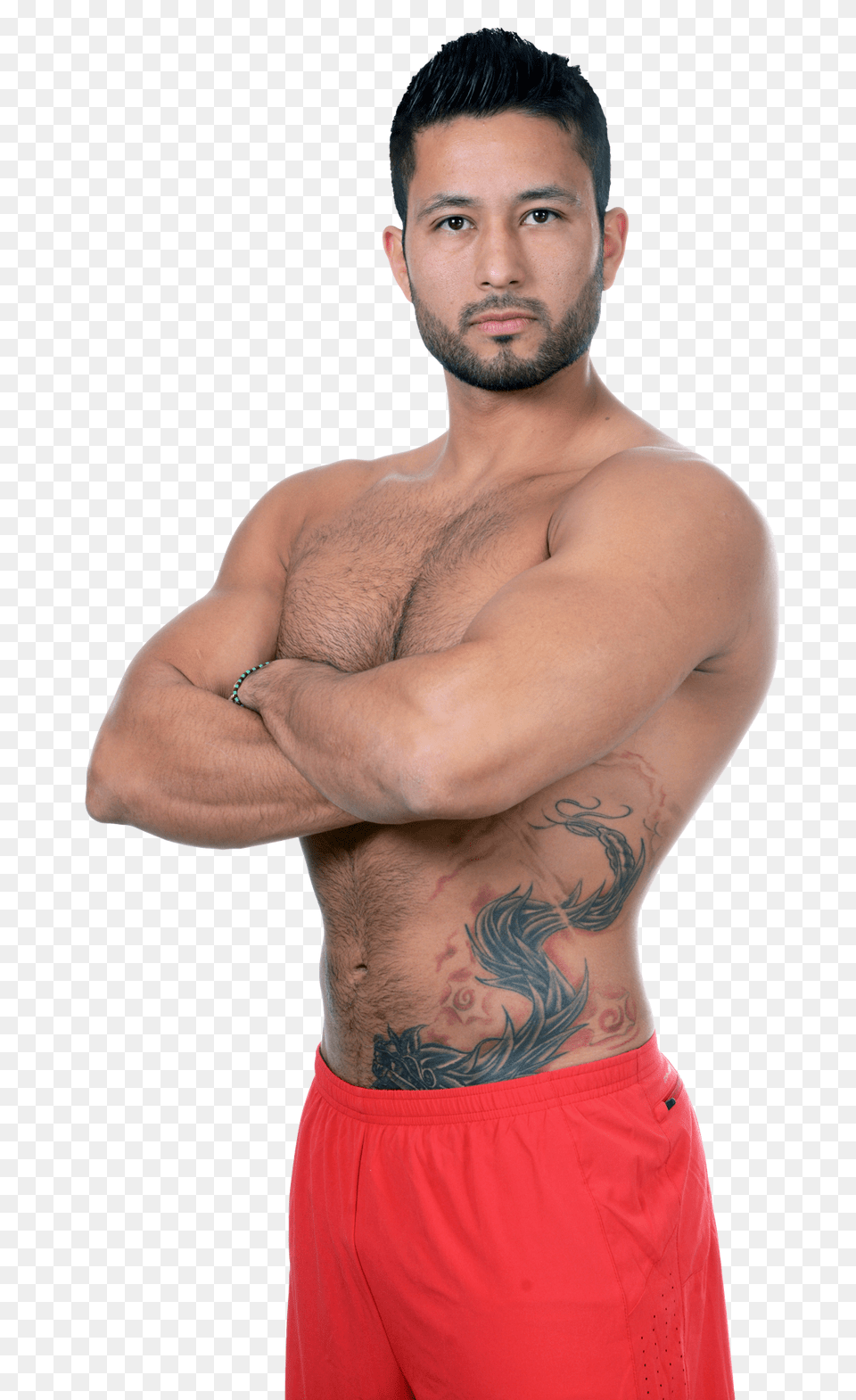 Pngpix Com Man Fitness Transparent Image, Tattoo, Skin, Person, Back Png