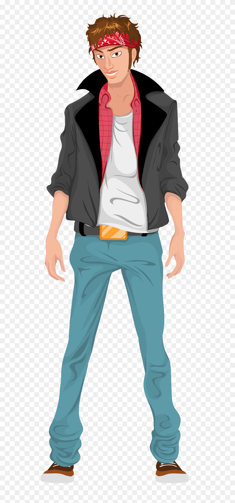 Pngpix Com Man Standing Vector Transparent Image, Clothing, Coat, Pants, Jacket Free Png