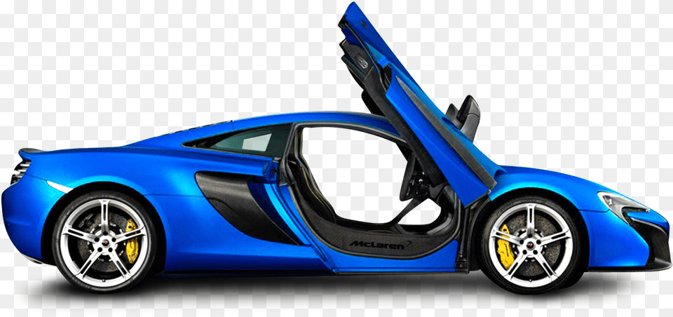 Pngpix Com Mclaren Coupe Blue Car Image Blue Car, Alloy Wheel, Vehicle, Transportation, Tire Free Transparent Png