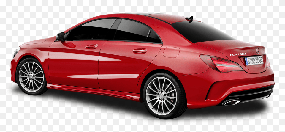 Pngpix Com Mercedes Benz Cla Red Car Image, Sedan, Vehicle, Transportation, Wheel Free Png