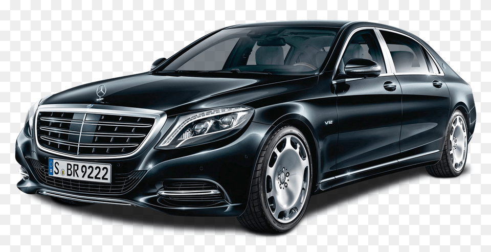 Pngpix Com Mercedes Maybach S600 Black Car Image, Alloy Wheel, Vehicle, Transportation, Tire Free Png Download