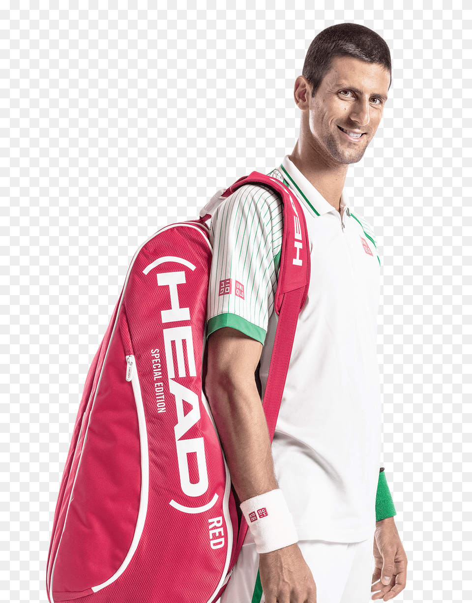 Pngpix Com Novak Djokovic Transparent Image, Tennis Racket, Tennis, Bag, Sport Png