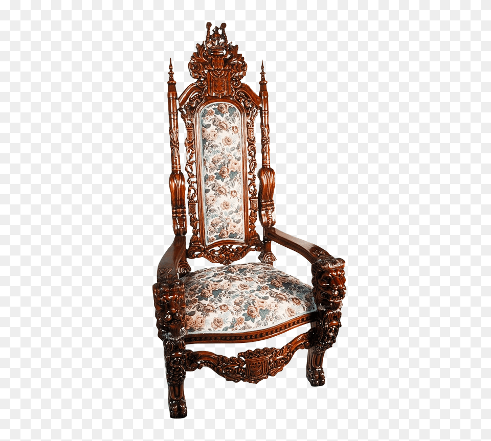 Pngpix Com Old Vintage Chair Transparent Image, Furniture, Throne, Armchair Free Png Download