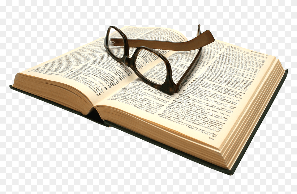 Pngpix Com Open Book Accessories, Glasses, Page, Person Png Image