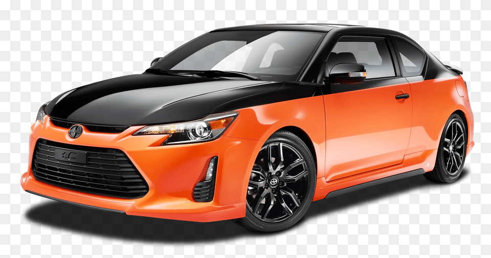 Pngpix Com Orange And Black Scion Tc Sports Car, Vehicle, Coupe, Transportation, Sedan Png Image