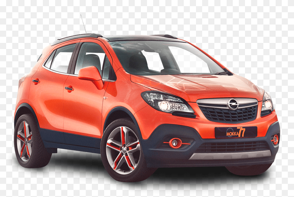 Pngpix Com Orange Opel Mokka Car Image, Suv, Vehicle, Transportation, Wheel Png