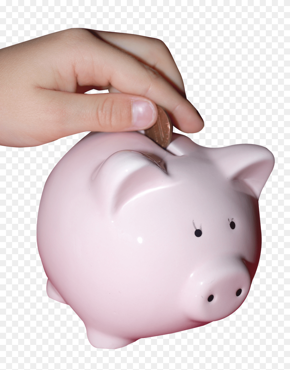 Pngpix Com Piggy Bank Transparent Piggy Bank, Baby, Person Png Image