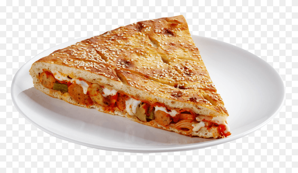 Pngpix Com Pizza Slice Transparent Image, Food, Plate, Sandwich Free Png Download