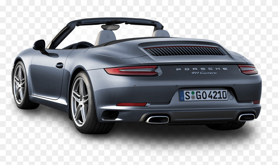 Pngpix Com Porsche 911 Carrera Back View Car Image, License Plate, Machine, Transportation, Vehicle Free Png Download