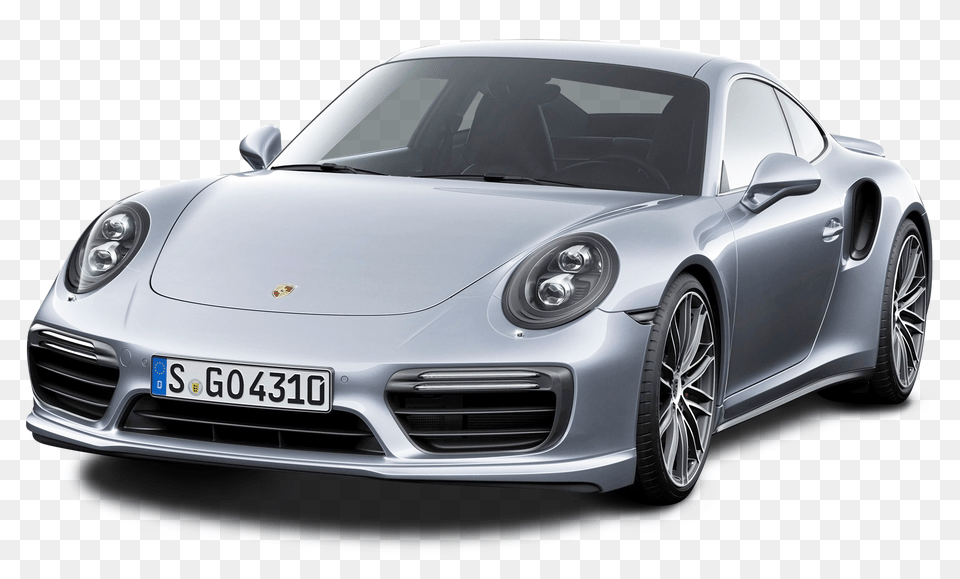 Pngpix Com Porsche 911 Turbo Silver Car Vehicle, Sedan, Transportation, Wheel Png Image