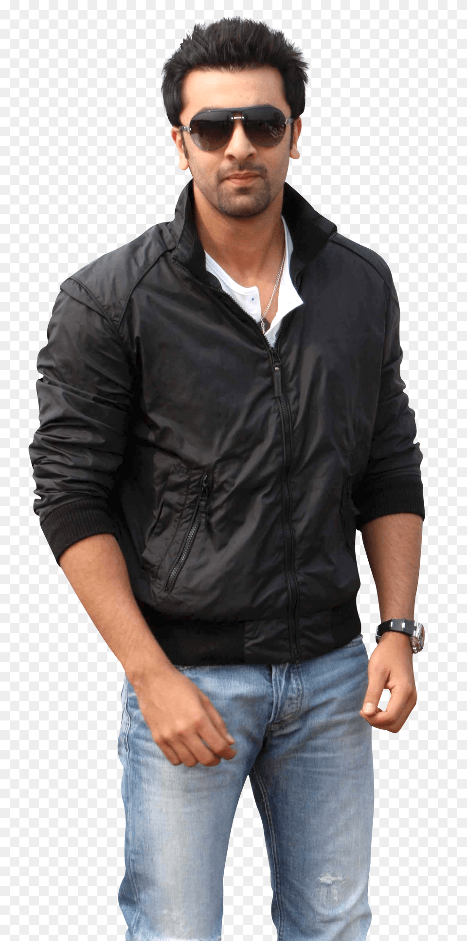 Pngpix Com Ranbir Kapoor Transparent, Accessories, Sunglasses, Jacket, Coat Png Image