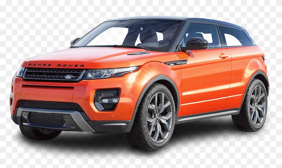 Pngpix Com Range Rover Evoque Orange Car, Suv, Vehicle, Transportation, Wheel Free Transparent Png