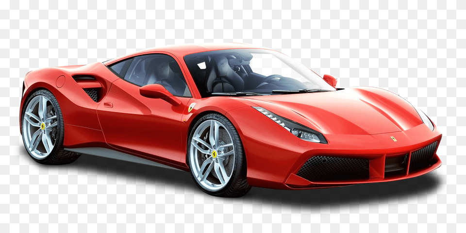 Pngpix Com Red Ferrari 488 Gtb Car Image, Wheel, Vehicle, Machine, Transportation Free Png