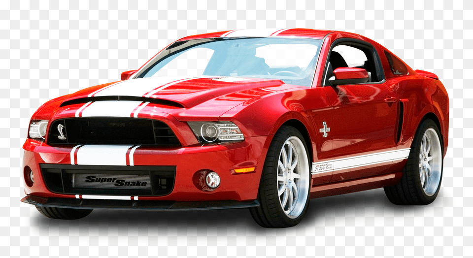 Pngpix Com Red Ford Mustang Shelby Gt500 Snake Car Image, Vehicle, Coupe, Transportation, Sports Car Free Png
