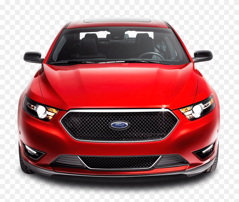 Pngpix Com Red Ford Taurus Front Car Image, Vehicle, Sedan, Transportation, Bumper Png