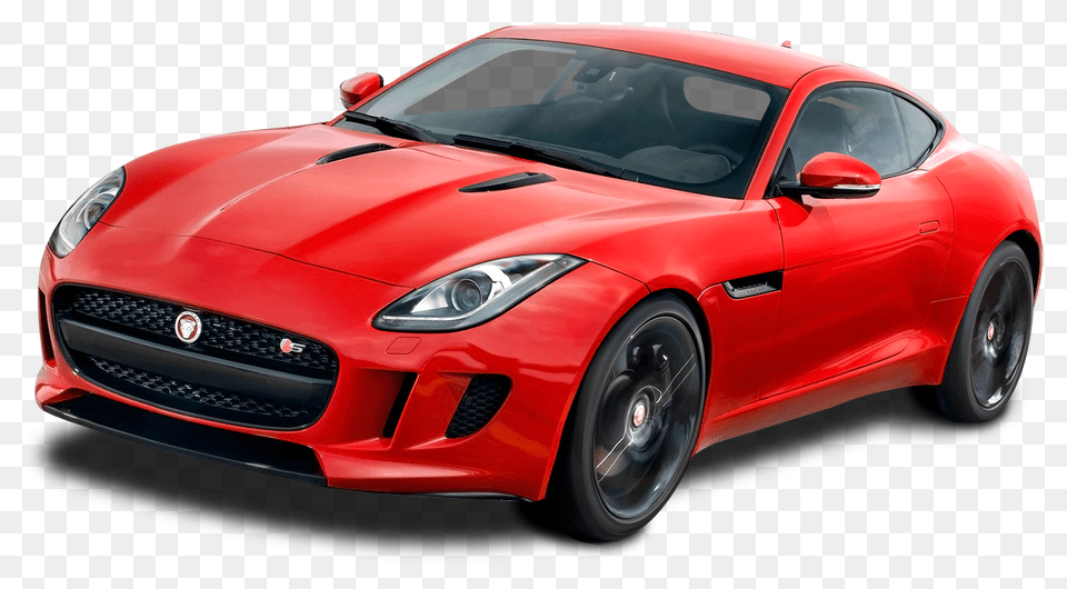 Pngpix Com Red Jaguar F Type Coupe Car Image, Sports Car, Transportation, Vehicle, Machine Png