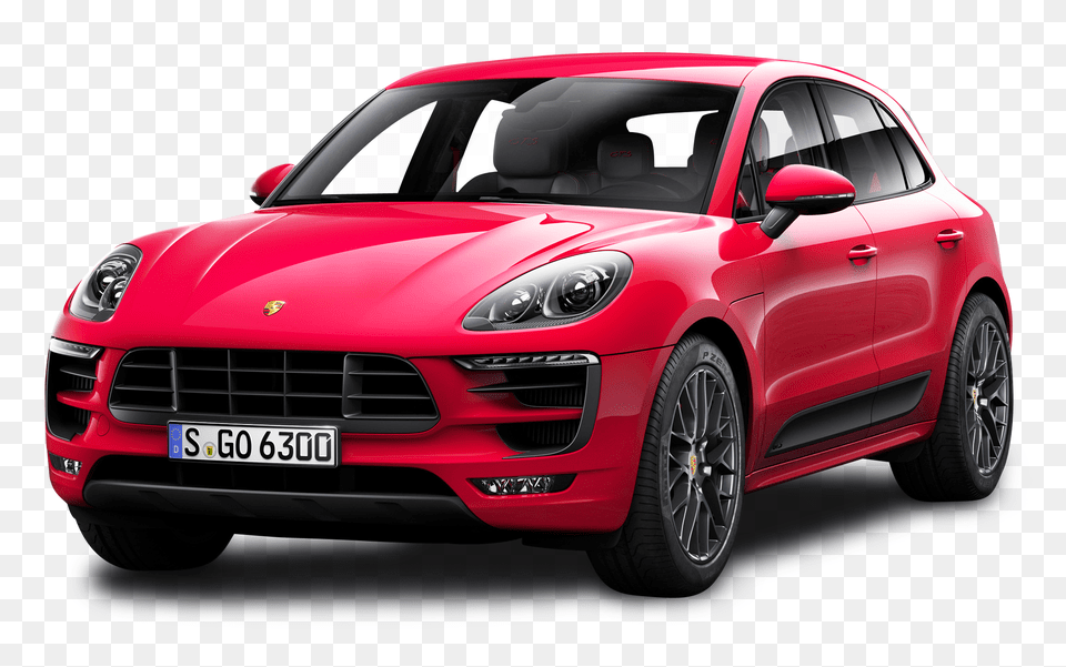 Pngpix Com Red Porsche Macan Gts Car Image, Wheel, Vehicle, Machine, Sedan Free Png Download