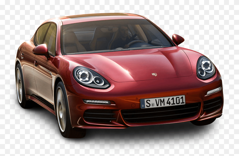Pngpix Com Red Porsche Panamera Car Sedan, Transportation, Vehicle, Coupe Png Image