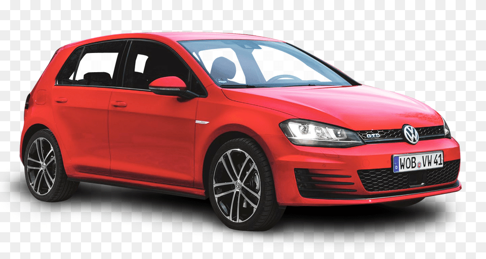 Pngpix Com Red Volkswagen Golf Gtd Car Image, Wheel, Vehicle, Machine, Sedan Free Png