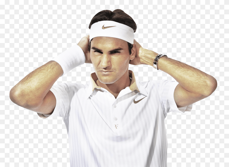 Pngpix Com Roger Federer Transparent Accessories, Shirt, Clothing, Adult Png Image