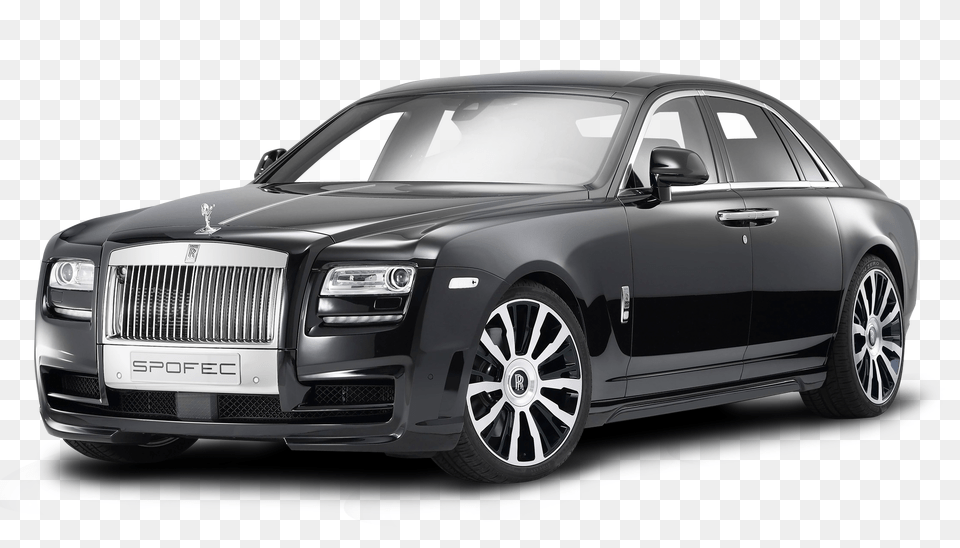 Pngpix Com Rolls Royce Ghost Black Car Sedan, Vehicle, Transportation, Coupe Png Image