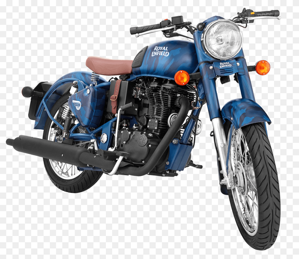 Pngpix Com Royal Enfield Classic 500 Squadron Blue Motorcycle Bike Image, Transportation, Vehicle, Machine, Spoke Free Transparent Png
