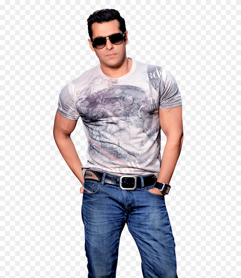Pngpix Com Salman Khan Transparent Image, T-shirt, Shirt, Clothing, Pants Png