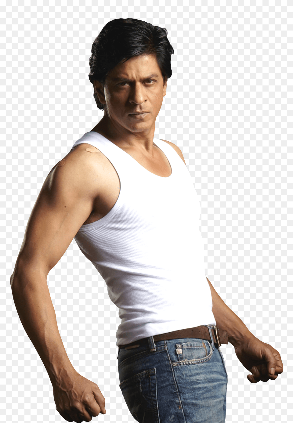 Pngpix Com Shah Rukh Khan Transparent, Undershirt, Clothing, Pants, Jeans Png Image