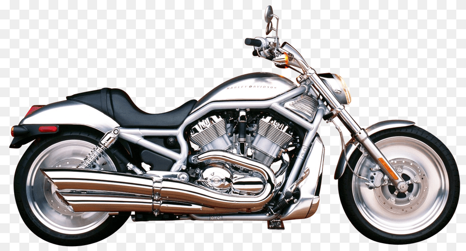Pngpix Com Silver Harley Davidson Motorcycle Bike Image, Wheel, Machine, Spoke, Vehicle Free Png Download
