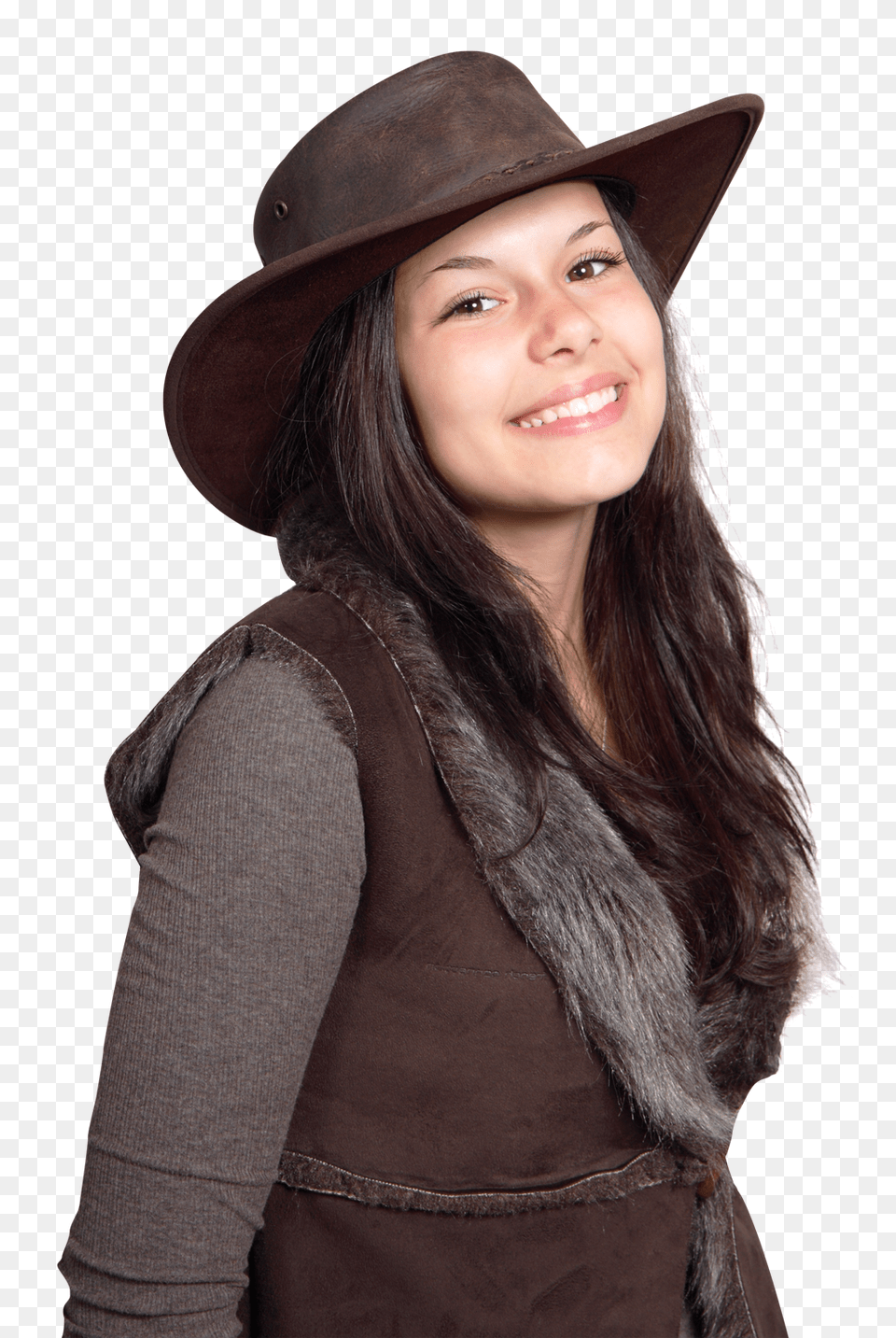 Pngpix Com Smiling Cowgirl Woman Wearing Cowboy Hat Image, Adult, Sun Hat, Person, Female Png