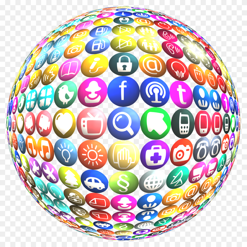 Pngpix Com Social Media Globe Image, Sphere, Ball, Football, Soccer Free Png Download