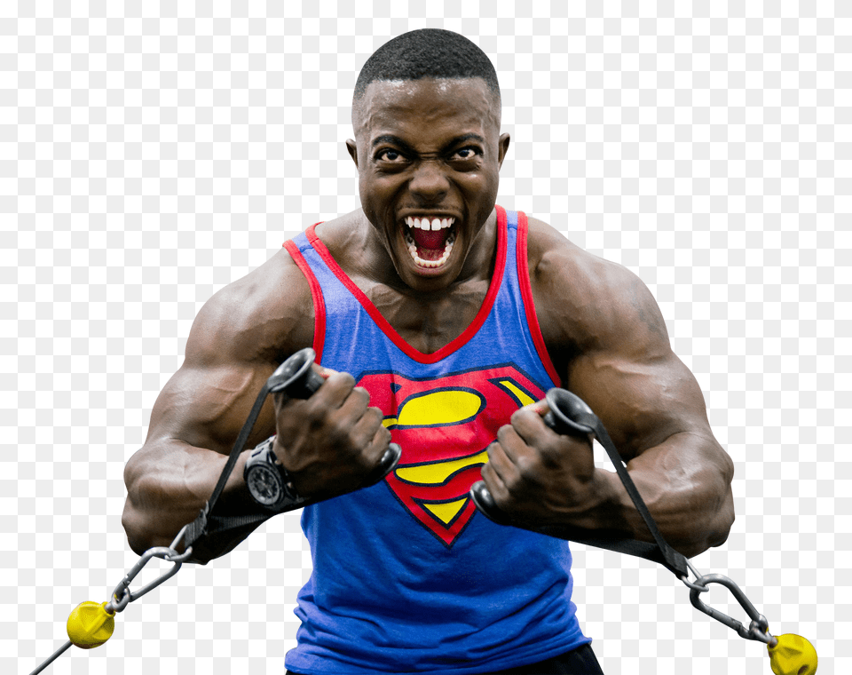 Pngpix Com Strong Muscular Body Builder, Face, Head, Person, Adult Png