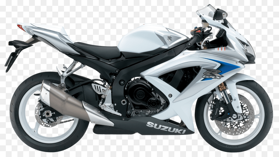 Pngpix Com Suzuki Gsx R600 White Motorcycle Bike Image, Machine, Spoke, Wheel, Transportation Free Png Download