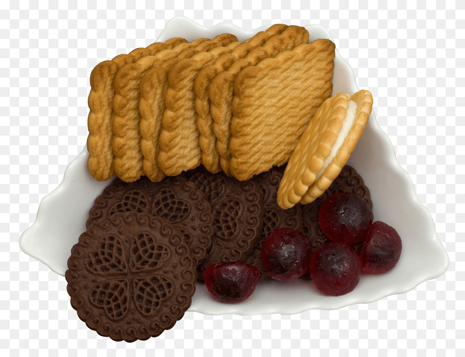 Pngpix Com Sweet Biscuit Tray Transparent Image, Bread, Cracker, Food, Plate Free Png Download