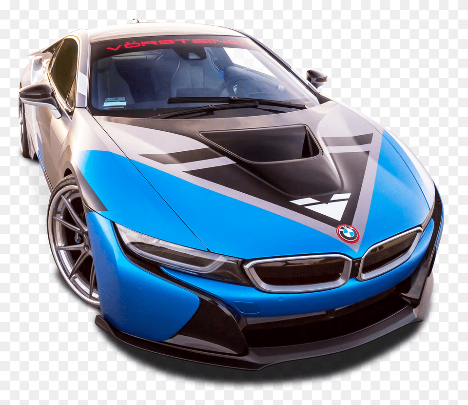 Pngpix Com Vorsteiner Bmw I8 Vr E Blue Car Transportation, Sports Car, Vehicle, Coupe Png Image