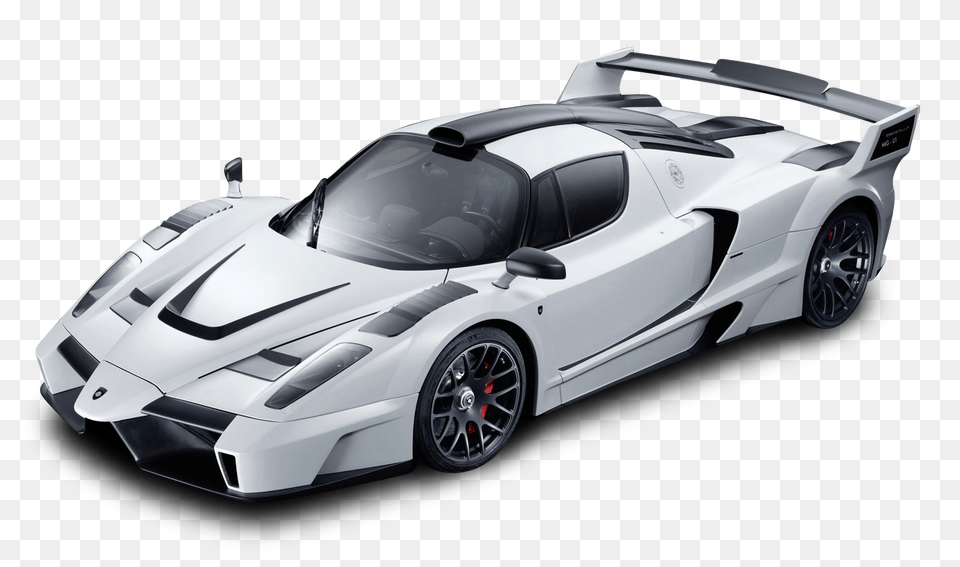 Pngpix Com White Ferrari Enzo Racing Car Image, Wheel, Vehicle, Transportation, Machine Png
