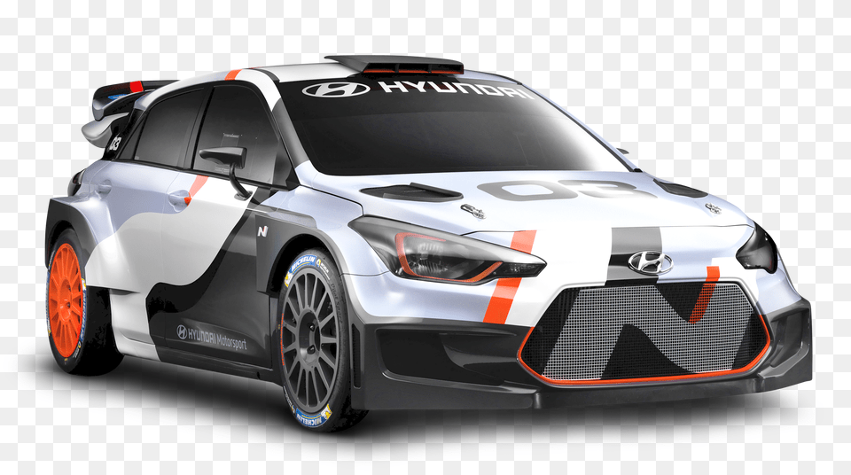 Pngpix Com White Hyundai I20 Wrc Car Image, Wheel, Vehicle, Transportation, Machine Free Transparent Png