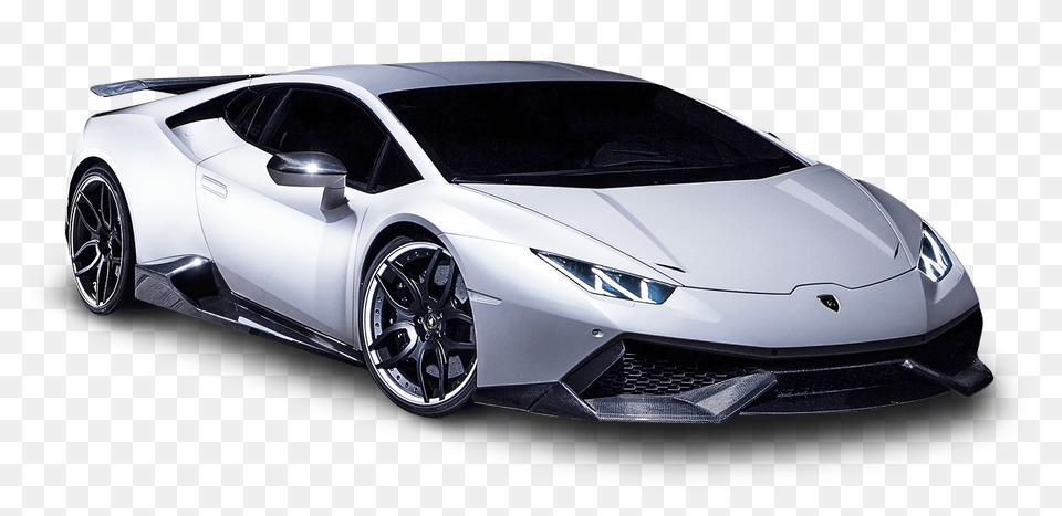 Pngpix Com White Lamborghini Huracan Car, Wheel, Vehicle, Machine, Transportation Png