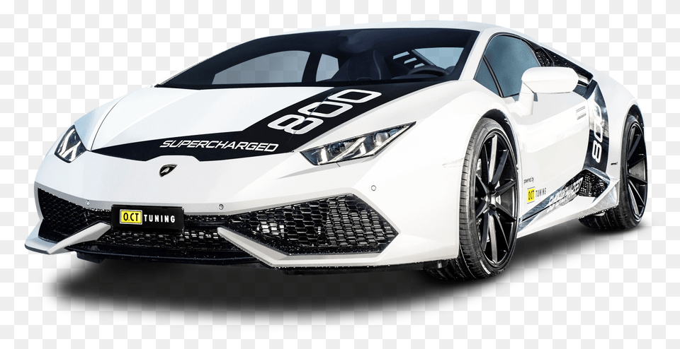 Pngpix Com White Lamborghini Huracan O Ct800 Supercharged Car Image, Vehicle, Transportation, Wheel, Machine Png