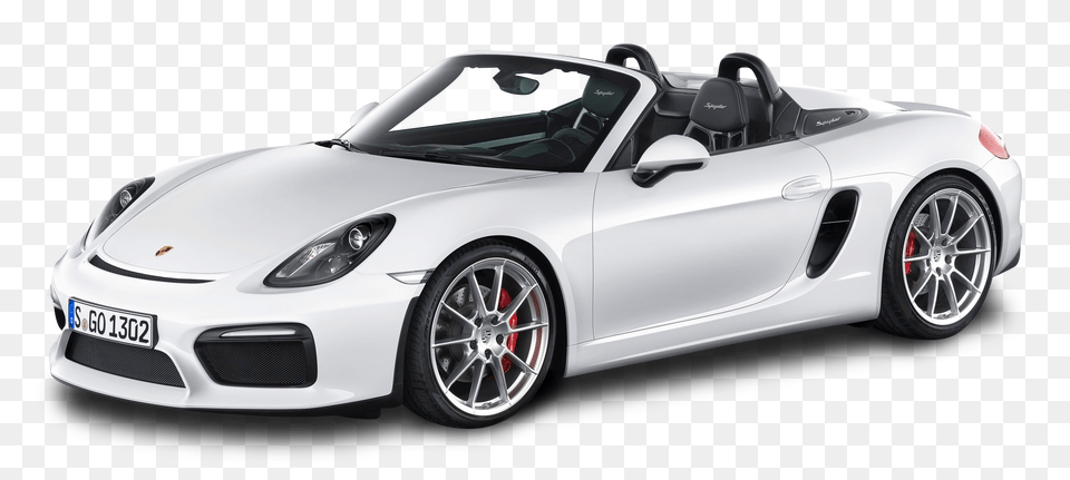 Pngpix Com White Porsche Boxster Spyder Car Image, Vehicle, Transportation, Wheel, Machine Free Png