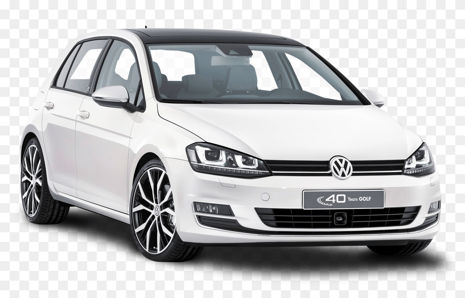 Pngpix Com White Volkswagen Golf Car, Sedan, Vehicle, Transportation, Wheel Png