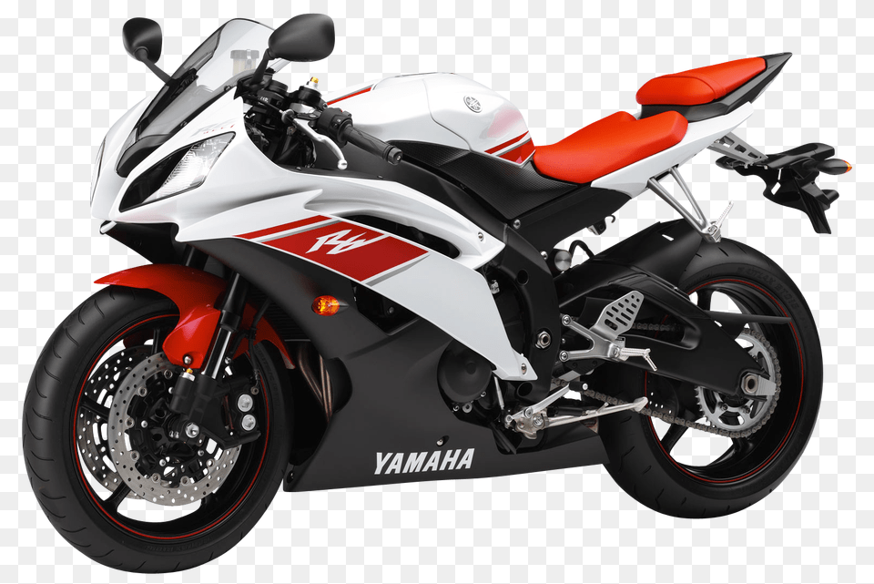 Pngpix Com White Yamaha Yzf R6 Sport Motorcycle Bike Image, Transportation, Vehicle, Machine, Wheel Free Png