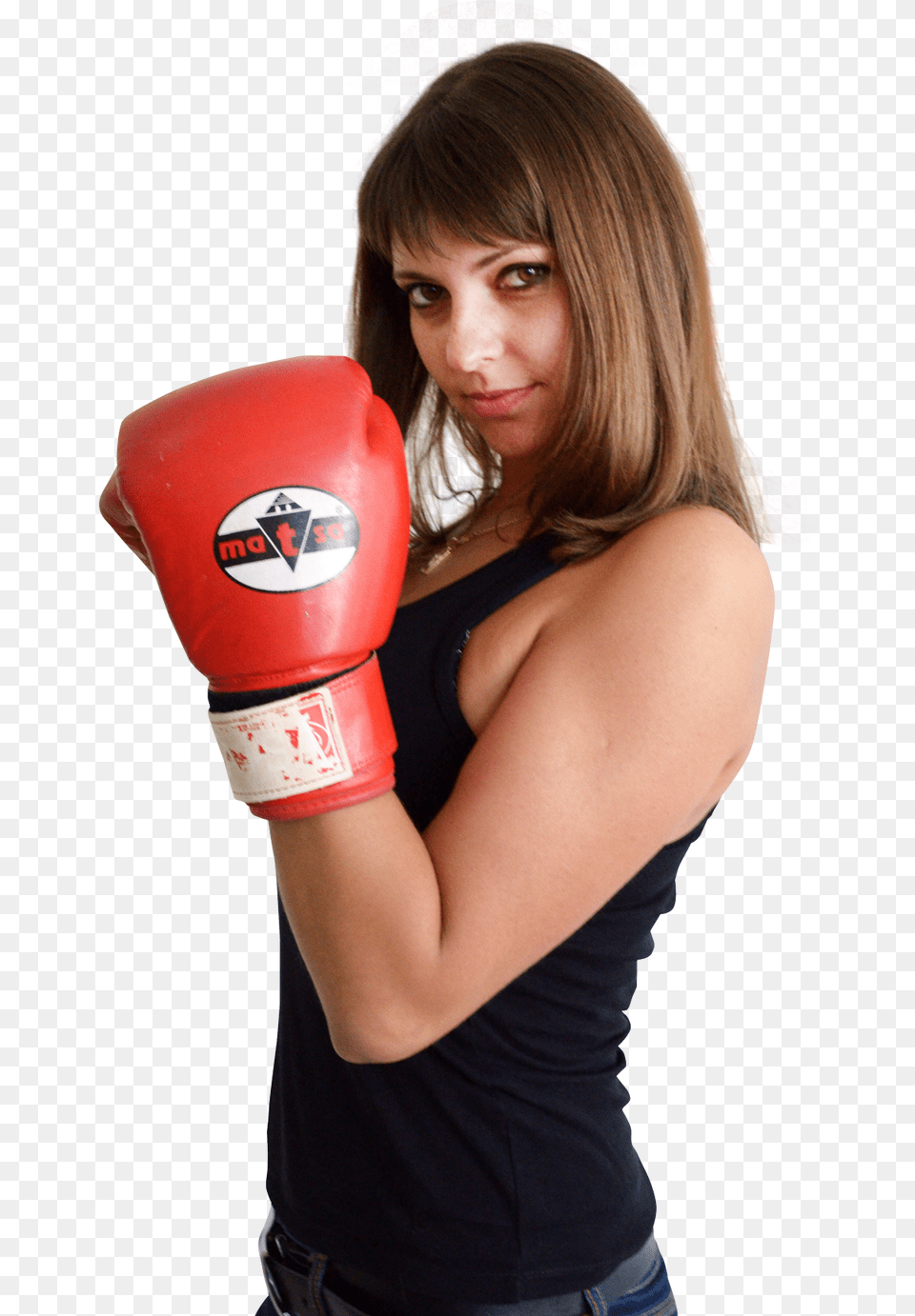 Pngpix Com Woman With Boxing Gloves Transparent, Person, Glove, Female, Clothing Free Png