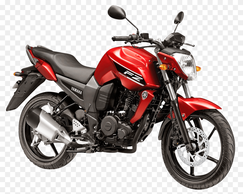 Pngpix Com Yamaha Fz16 Red Motorcycle Bike, Machine, Motor, Spoke, Transportation Png