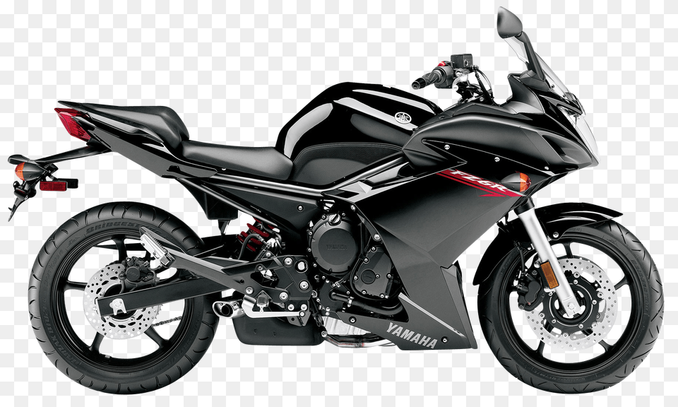 Pngpix Com Yamaha Fz6r Black Sport Motorcycle Bike Wheel, Vehicle, Transportation, Spoke Png Image